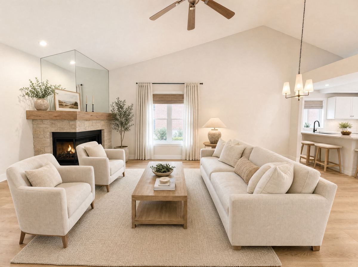 Great room rendering